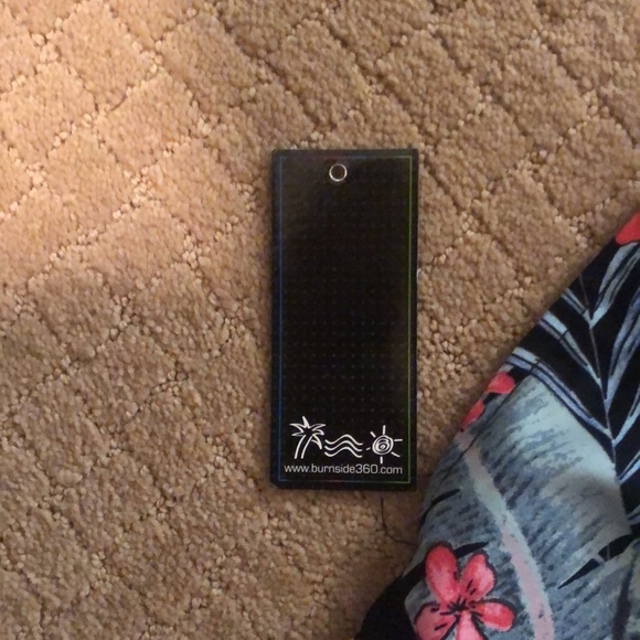 Burnside Tropical Print Swim Shorts - Picture 9 of 9